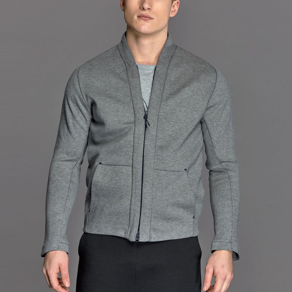 Nike Sportswear Tech Fleece Cardigan Carbon Heather / Obsidian for Men